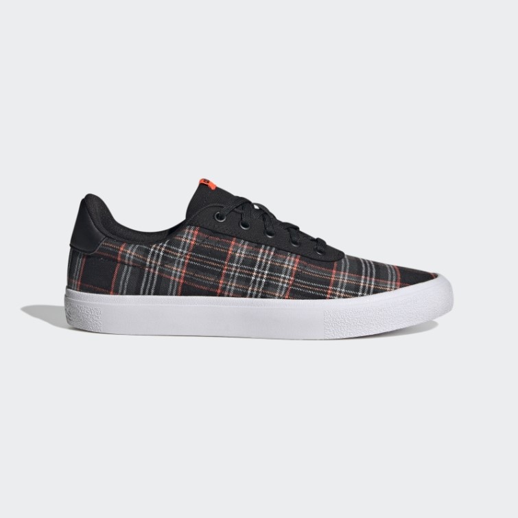 Adidas Vulc Raid3r Lifestyle Skateboarding 3-stripes Chaussures De Marque Noir