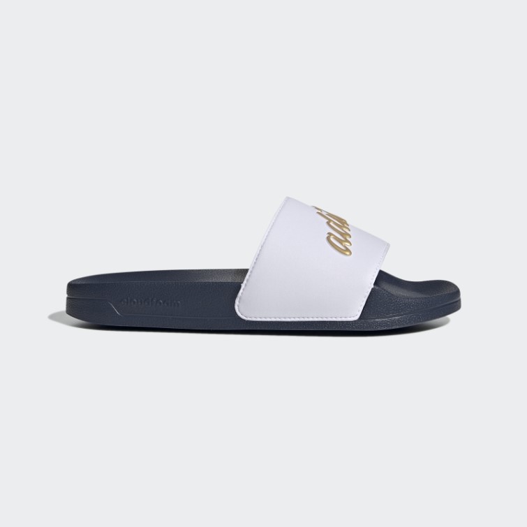 Adidas Adilette Shower Slides Or Métallisé