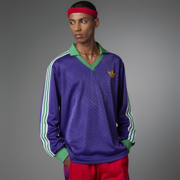 Adicolor 70s Vintage Haut à Manches Longues Adidas Riche Violet