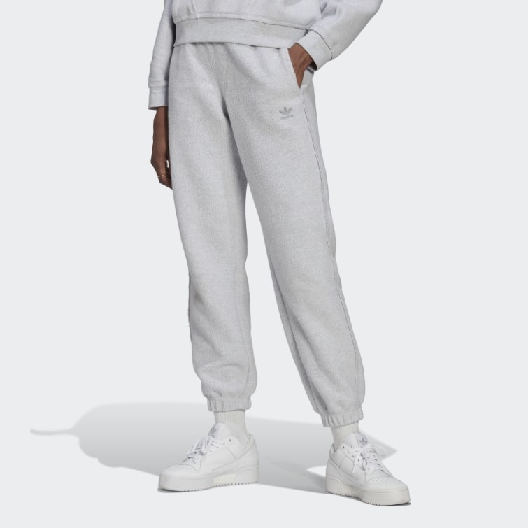 Pantalon De Survêtement Adidas Loungewear Gris Clair Chiné