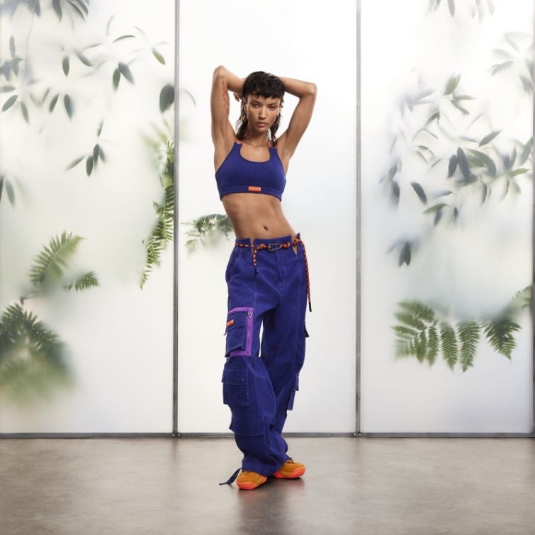 Adidas Soutien-gorge En Maille Indigo Mode