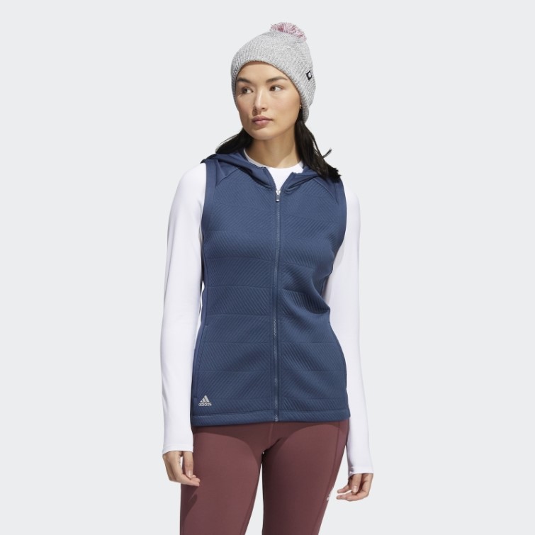 Gilet Zippé Adidas Cold.rdy Bleu Marine