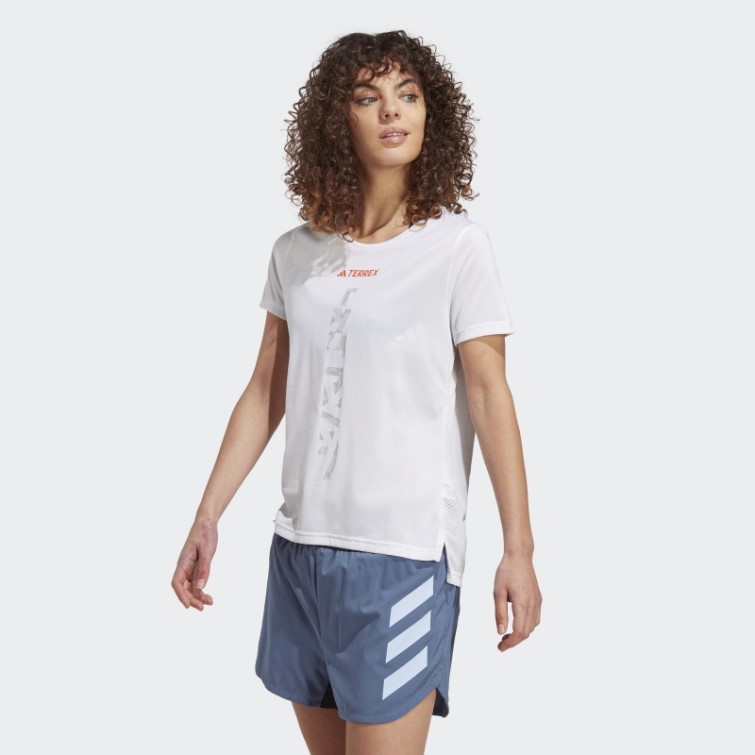 Adidas Terrex Agravic Trail Running Tee Blanc