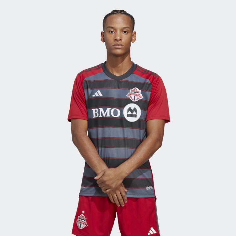 Maillot Domicile Adidas Toronto Fc 23/24 Gris Uni