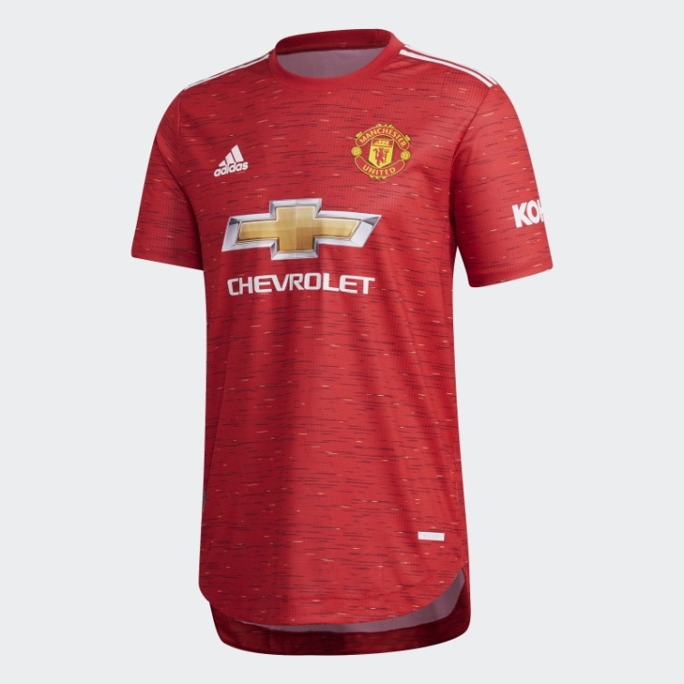 Adidas Maillot Manchester United 20/21 Domicile Authentique Rouge Real