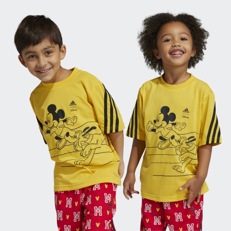 Disney Mickey Mouse T-shirt Or Adidas