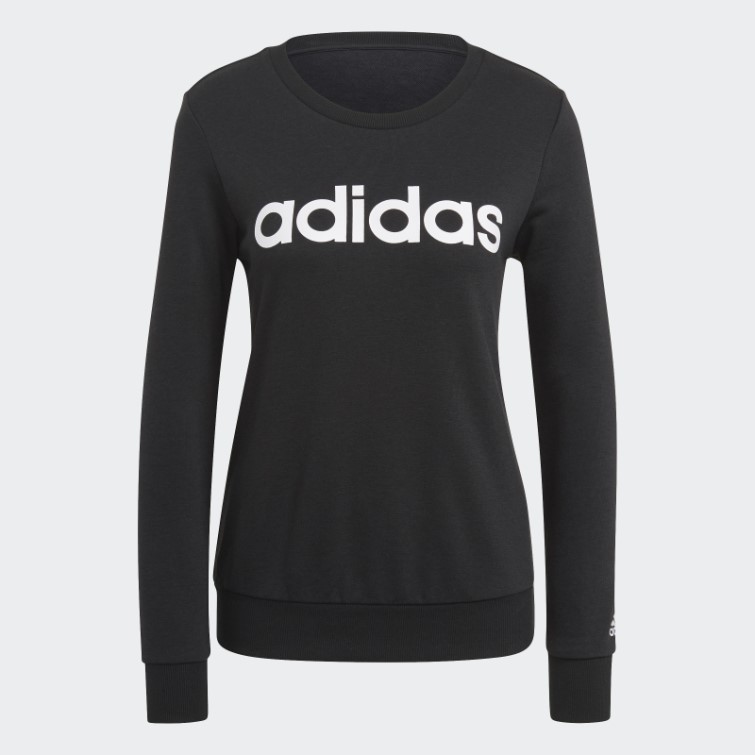 Sweat Logo Adidas Essentials Noir