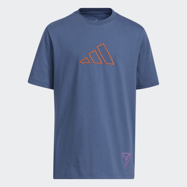 Adidas Trae Young T-shirt Bleu Marine