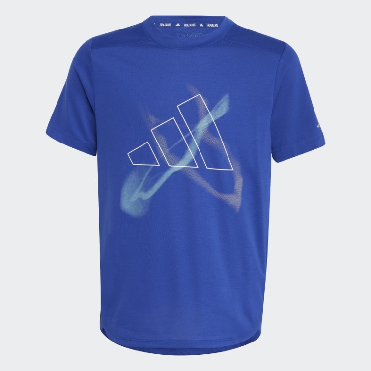 Adidas Aeroready T-shirt Graphique Bleu