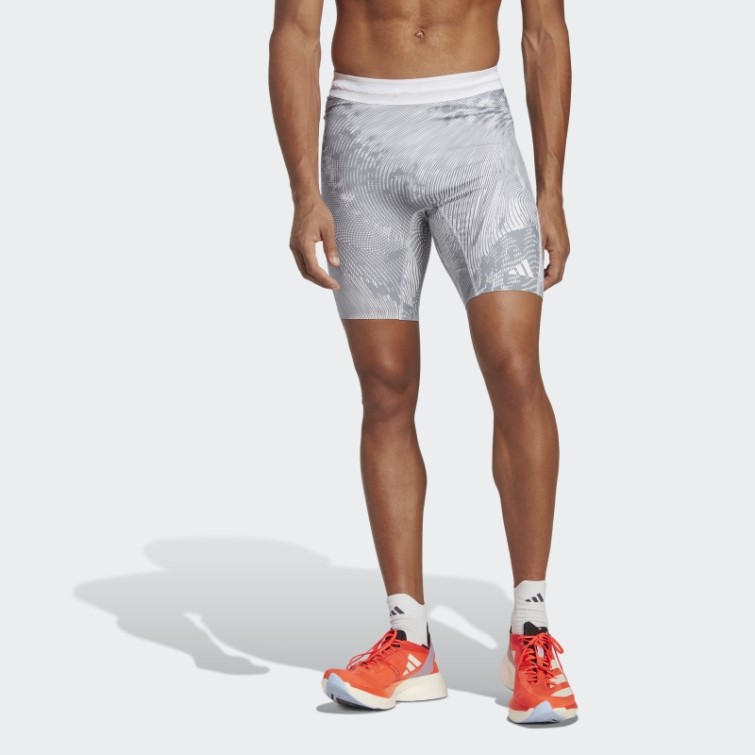 Leggings Adidas Adizero Saturday Short Blanc