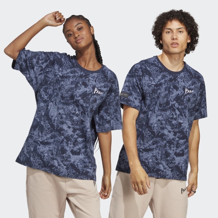 T-shirt Adidas X Parley Fashion Violet Argenté (neutre)