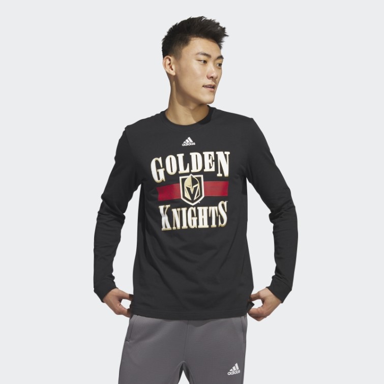 T-shirt à Manches Longues Meneur De Jeu Des Chevaliers D'or Adidas Noir