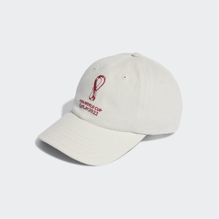 Casquette Talc Adidas Coupe Du Monde Fifa 2022 Emblème Officiel
