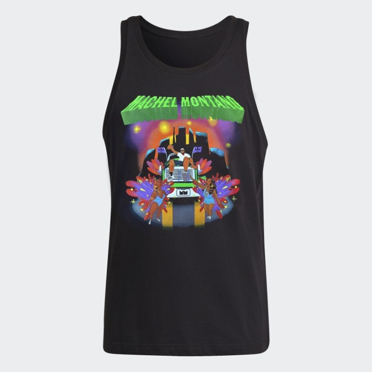 Adidas Machel Montano Débardeur Carnaval Multicolore