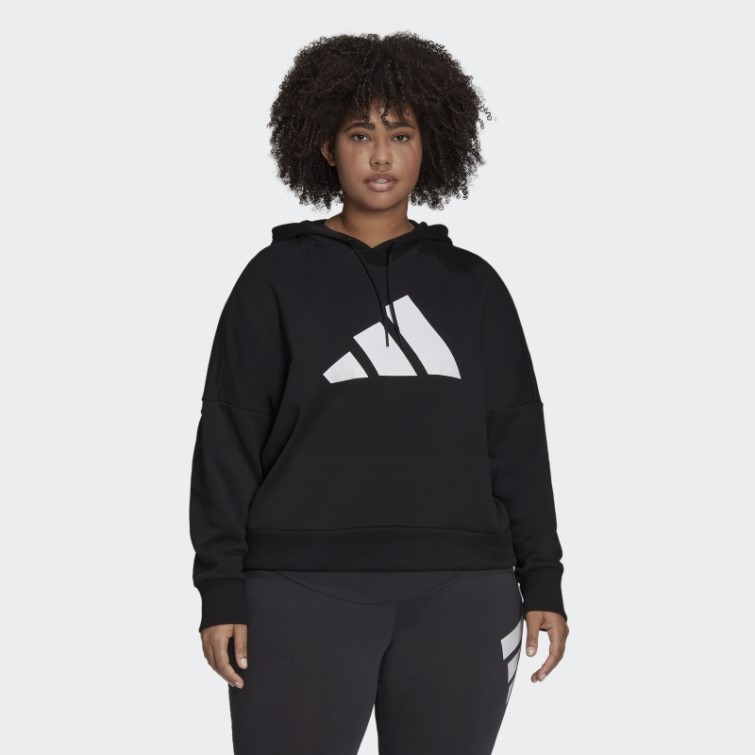 Future Icons Sweat à Capuche (grande Taille) Noir Adidas