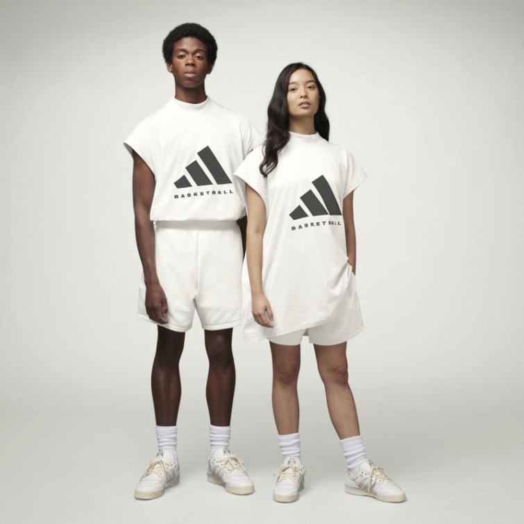 Adidas Basketball Débardeur Blanc Chaud