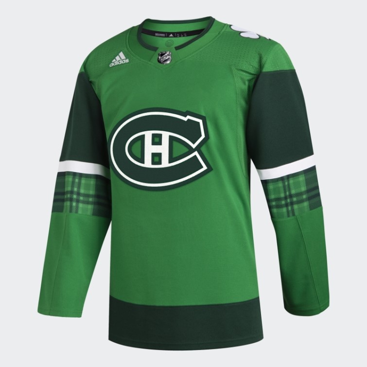 Adidas Chandail St Pats Canadiens De Montréal Kelly Green11ccm