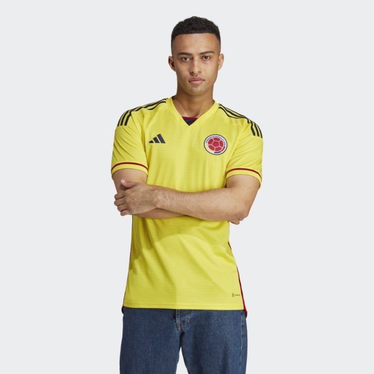 Colombie 22 Maillot Domicile Adidas Jaune