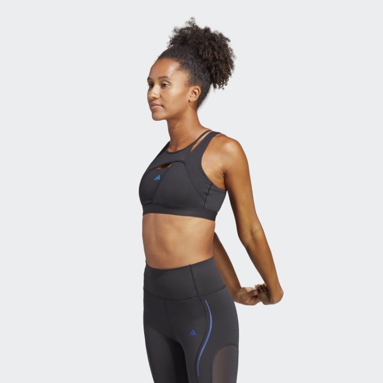 Soutien-gorge à Maintien Moyen Adidas Powerimpact Luxe Noir