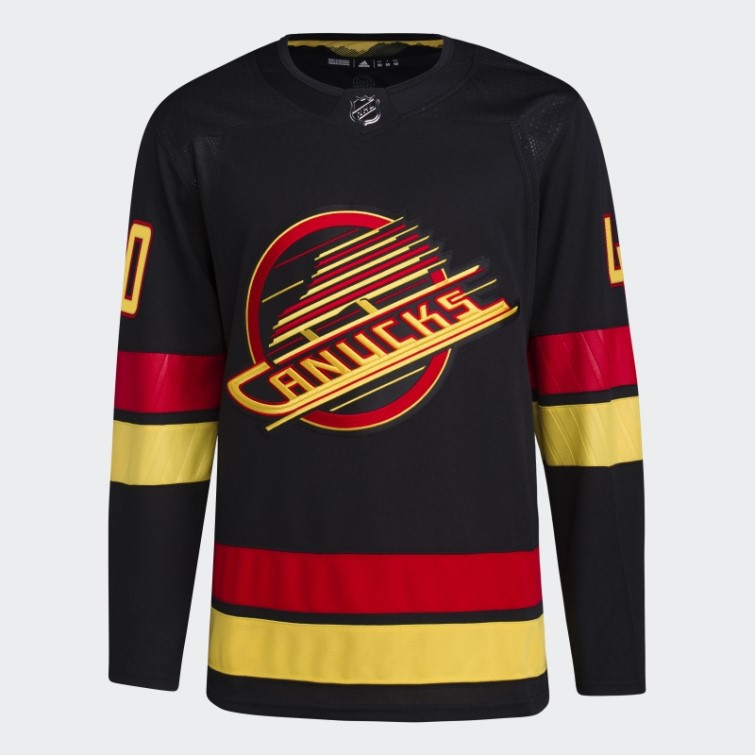 Adidas Maillot Noir Canucks Pettersson Troisième Authentique