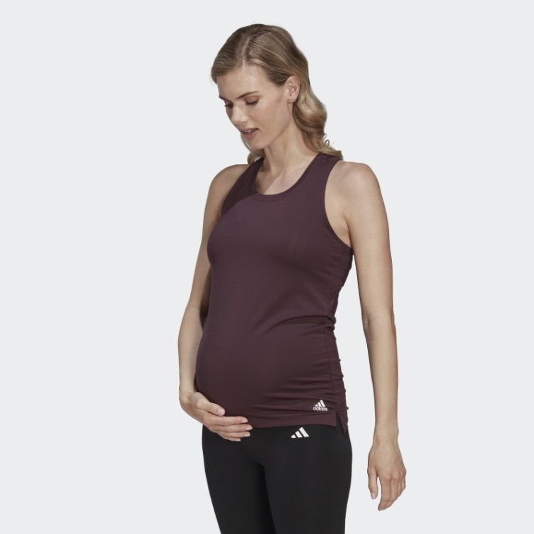 Adidas Aeroready Designed 2 Move Sport Débardeur (maternité) Bordeaux