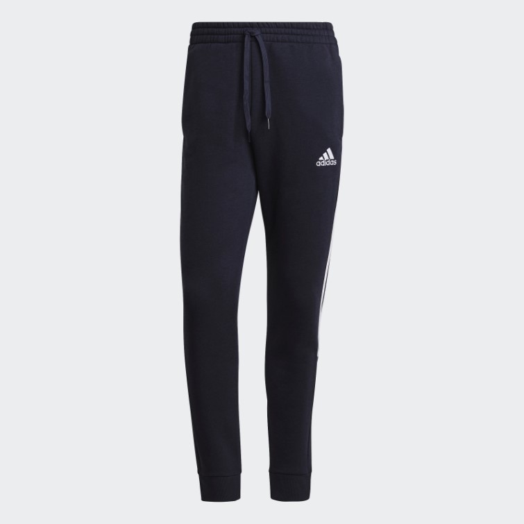 Pantalon Fuselé à 3 Bandes En Molleton Essentials Adidas Ink