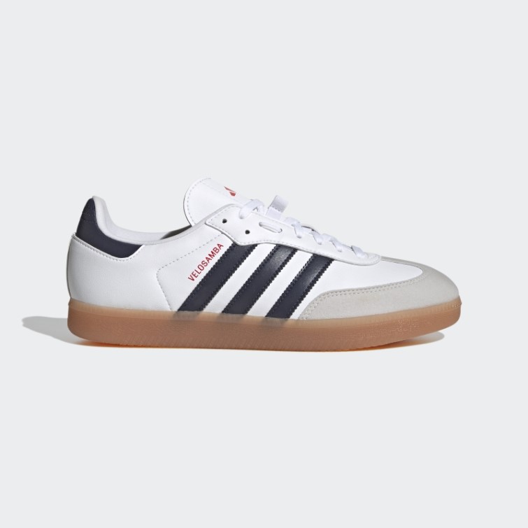 Les Chaussures De Vélo Végétaliennes Velosamba Adidas Blanc