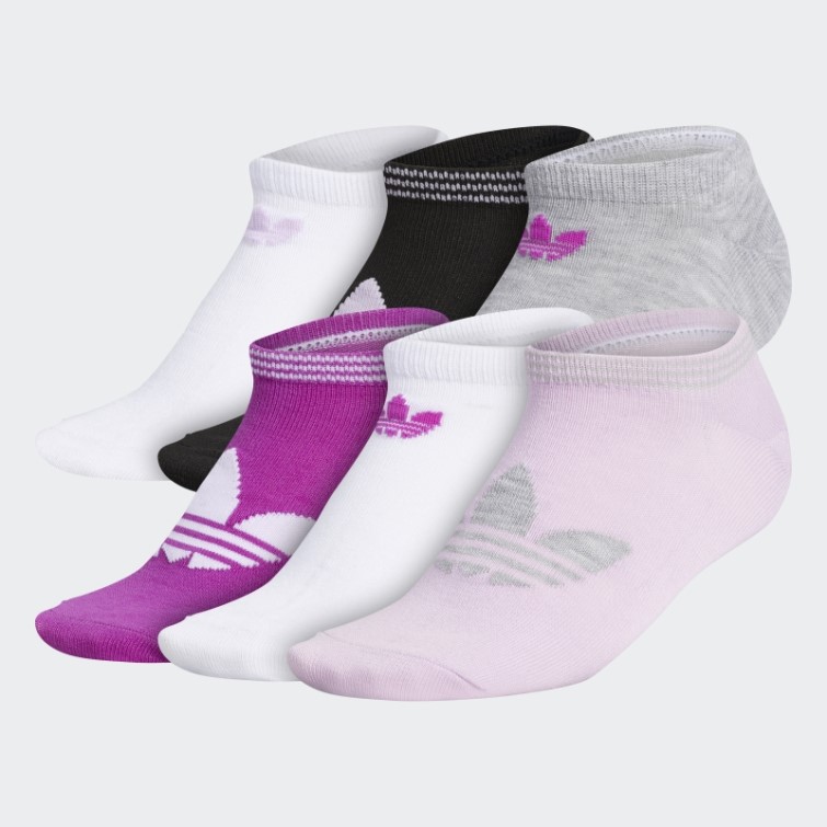 Chaussettes Invisibles Trèfle Superlite 6 Paires Violet Clair Adidas