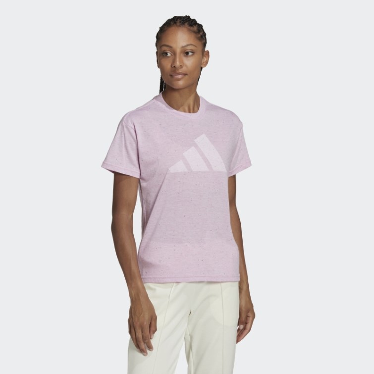 Adidas Future Icons Winners 3.0 Tee Lilas Mel Chaud