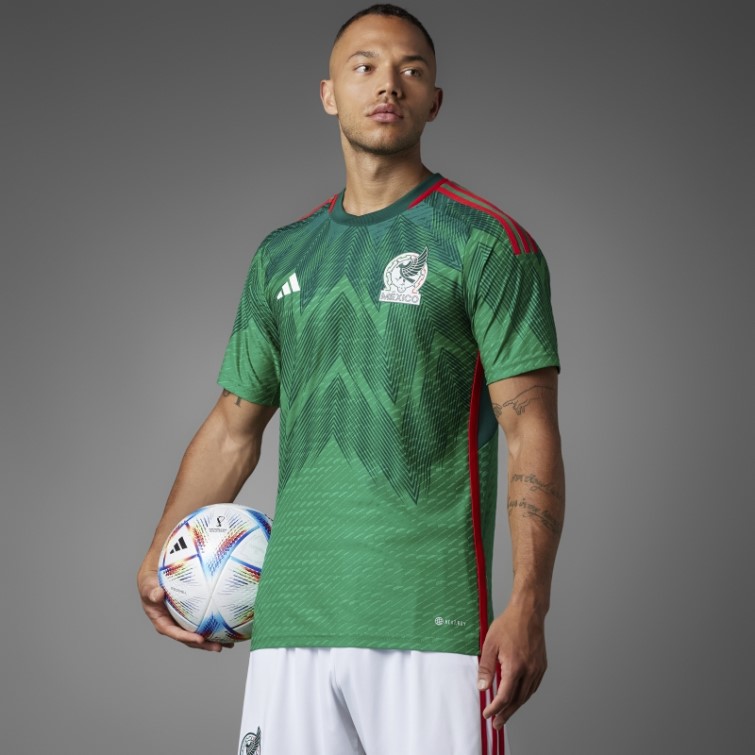 Maillot Mexico 22 Domicile Authentique Adidas Vert