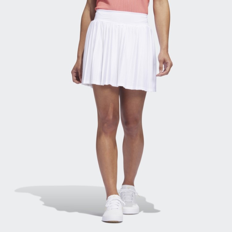 Adidas Jupe De Golf Plissée Ultimate365 Tour 15 Pouces Blanc