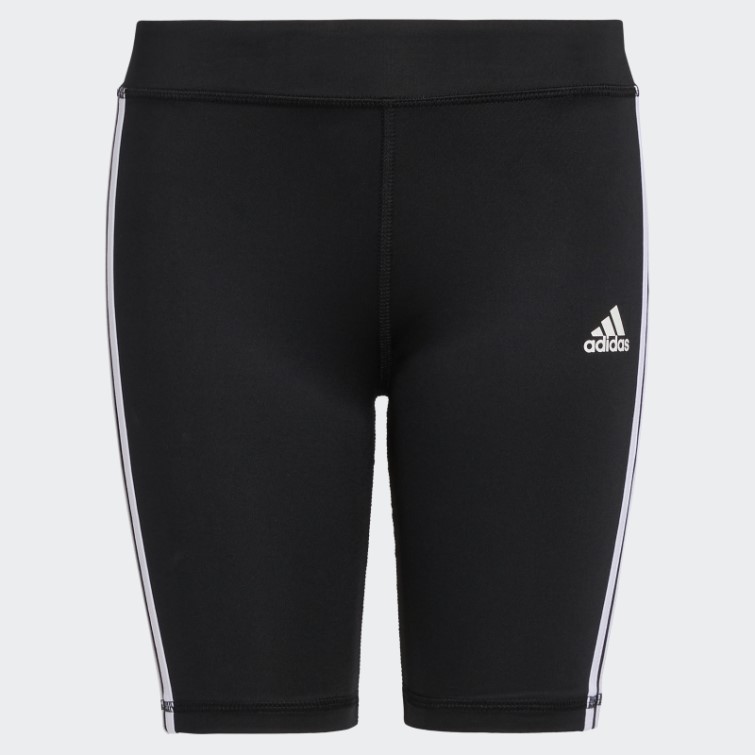 Short Cycliste 3 Bandes (taille Allongée) Noir Adidas