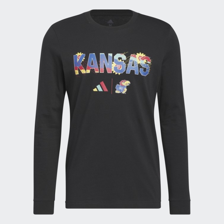 Adidas Jayhawks T-shirt Manches Longues Noir