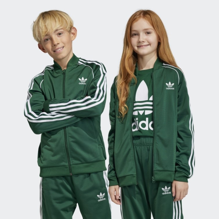 Adidas Adicolor Sst Track Top Vert Foncé