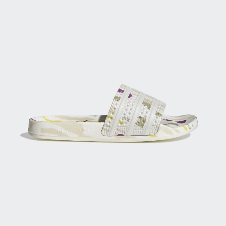 Adidas Adilette Thebe Magugu Slides Blanc