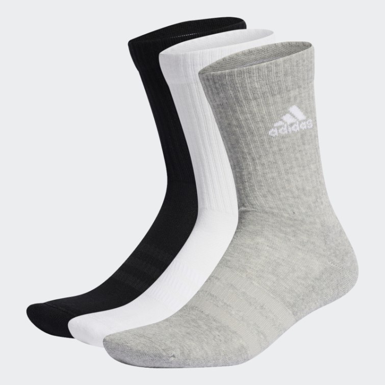 Chaussettes Mi-mollet Adidas Noires Chaudes 3 Paires
