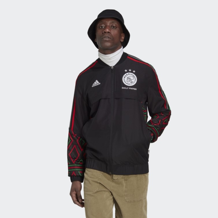 Adidas Ajax Amsterdam X Daily Paper Condivo 22 Anthem Track Top Noir