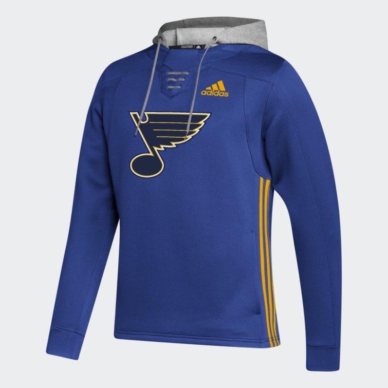 Adidas St. Sweat à Capuche Louis Blues Skate Lace Bleu