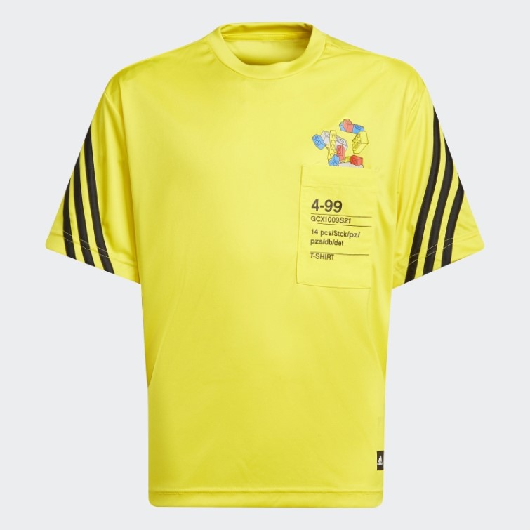 Adidas X Classic Lego T-shirt Mode Jaune