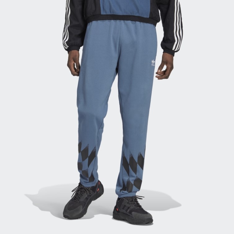 Adidas Rekive Pantalon De Survêtement Graphique Placé Acier