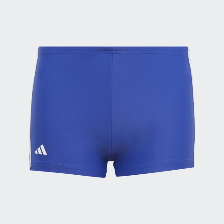 Boxer De Bain Classique 3 Bandes Adidas Bleu