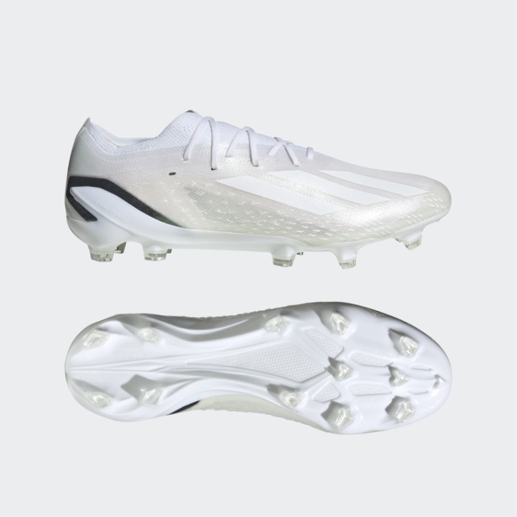 Adidas Blanc X Speedportal.1 Chaussures De Sol Ferme