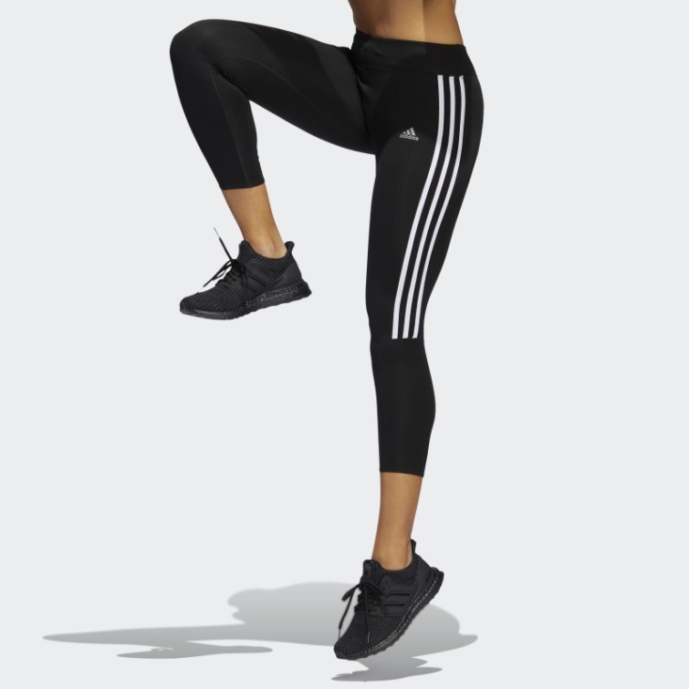 Legging Adidas Running 3 Bandes Noir
