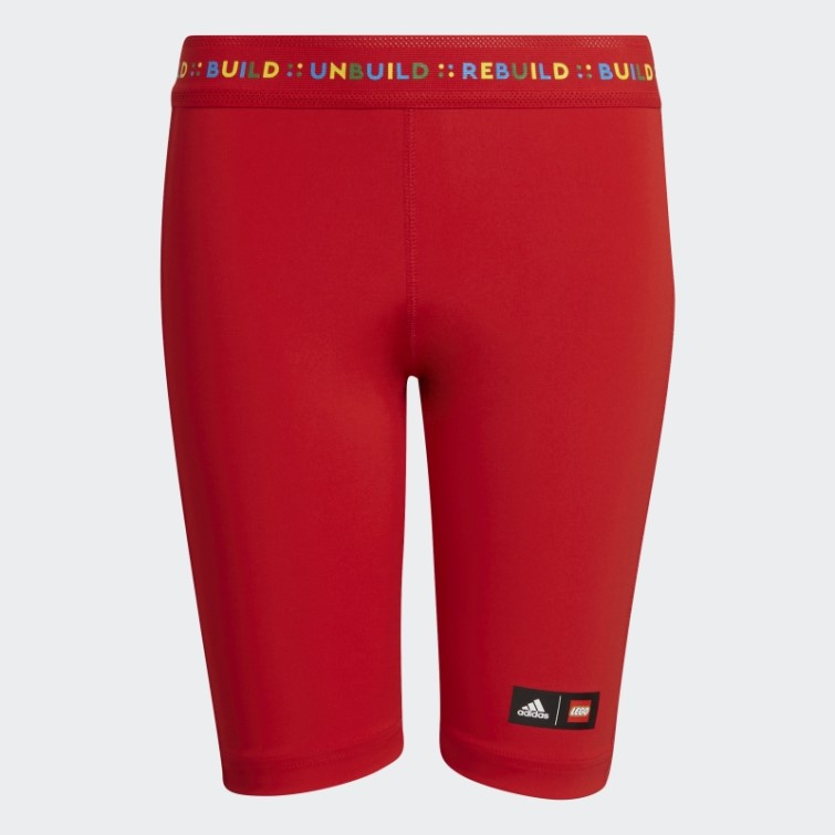 Collants Courts Adidas X Lego Play Rouge