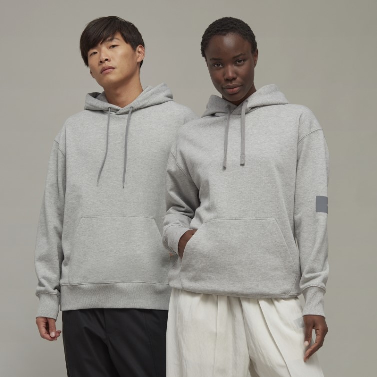 Adidas Y-3 Sweat à Capuche En Coton Bio éponge