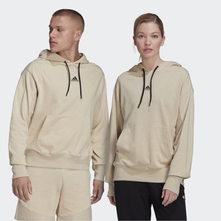 Sweat à Capuche Teint Botaniquement (non Genré) Botanique Beige Mel Adidas