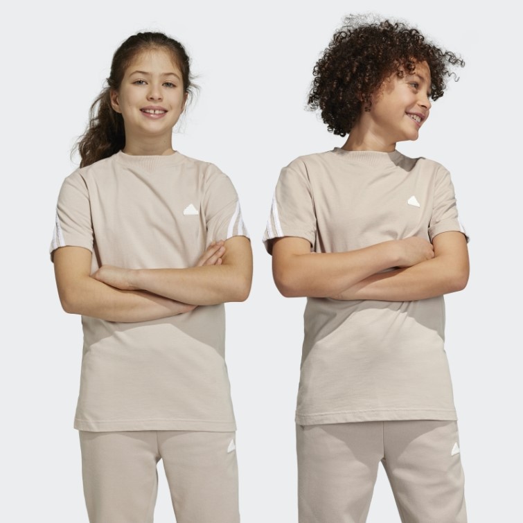 Taupe/blanc