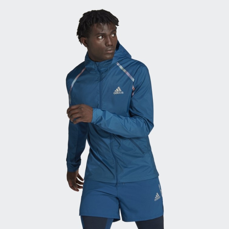 Veste Marathon Adidas Marine