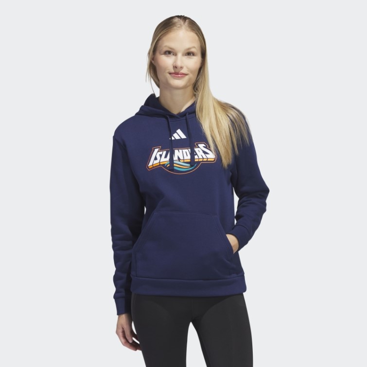 Sweat à Capuche Adidas Islanders Bleu Marine