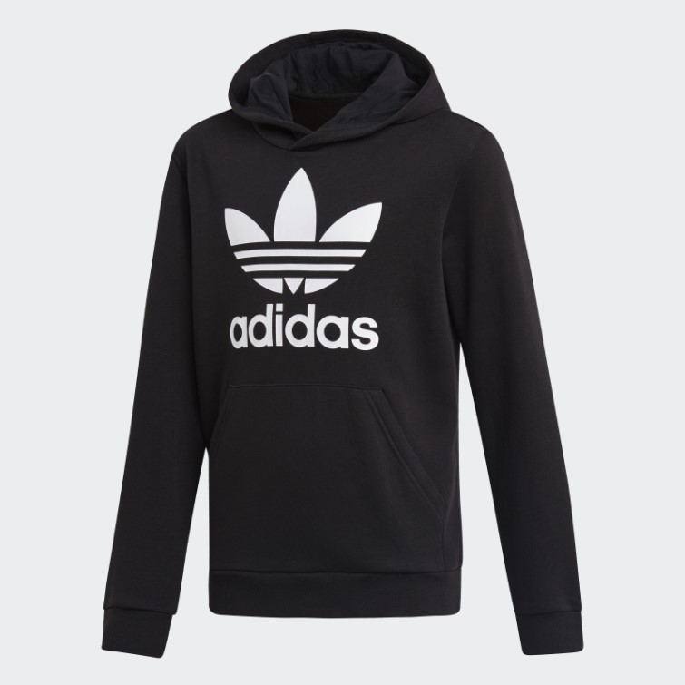 Adidas Sweat à Capuche Trèfle Blanc Fashion